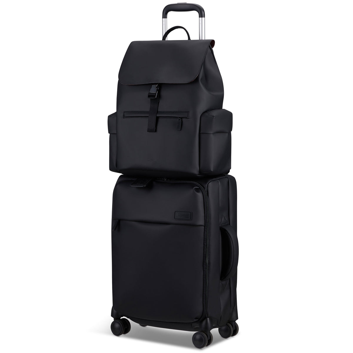 Lipault Cargo Backpack in the color Black.