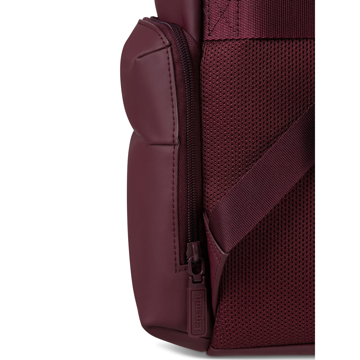 Lipault Cargo Backpack in the color Bordeaux.