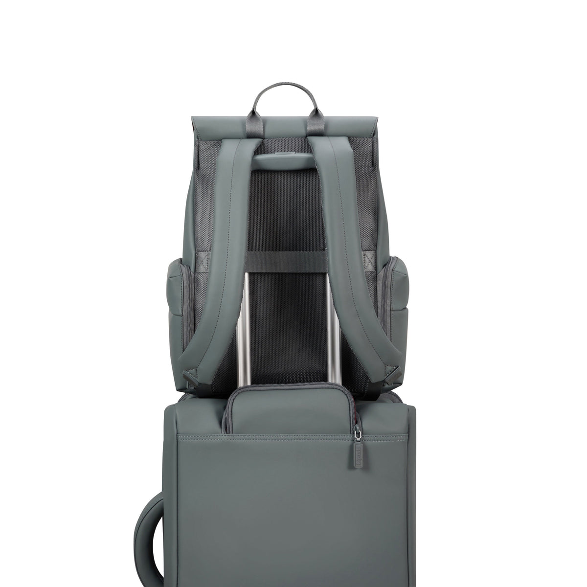 Lipault Cargo Backpack in the color Clearance | Cement Storm.
