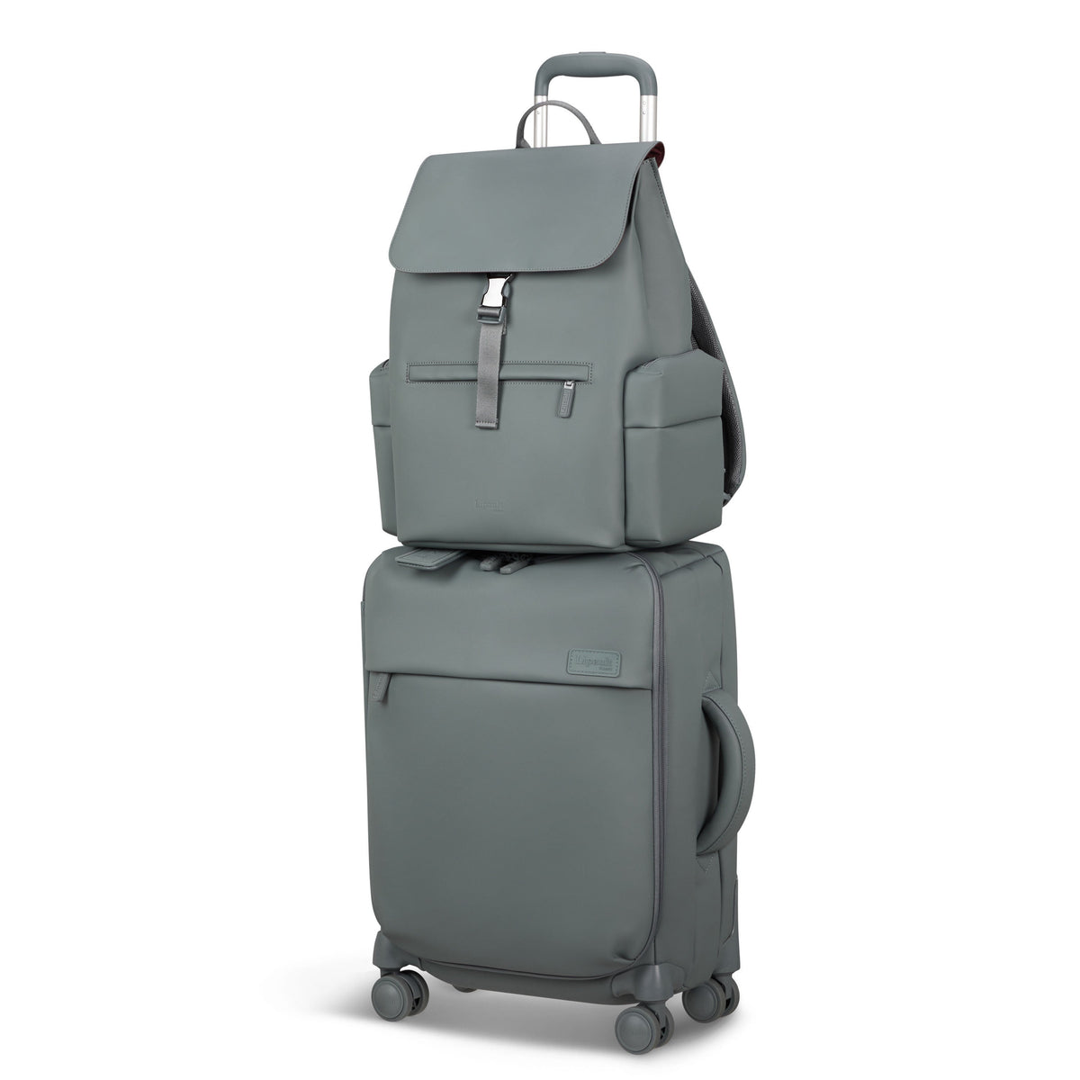 Lipault Cargo Backpack in the color Clearance | Cement Storm.