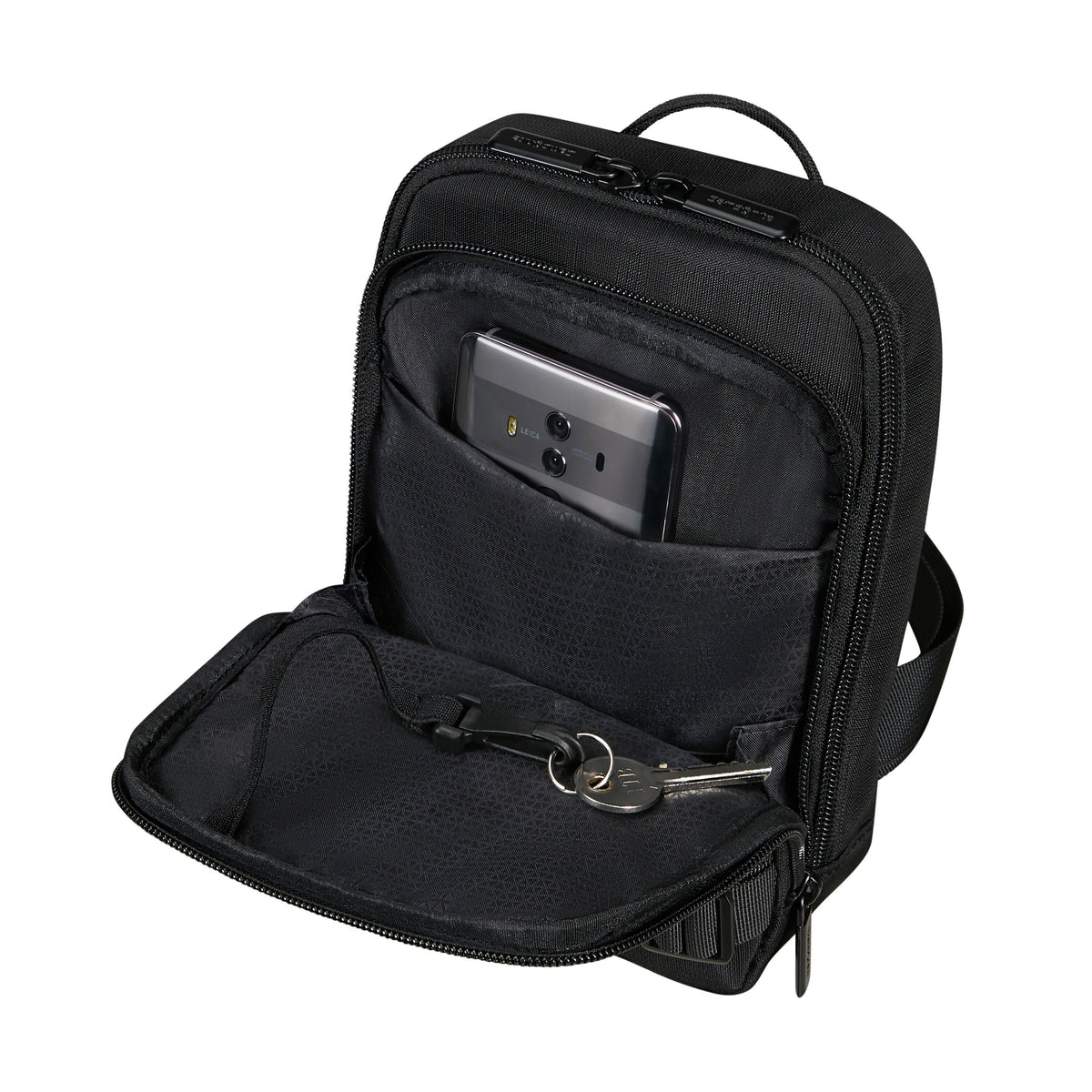Samsonite SackMod Crossbody Small in the color Black.