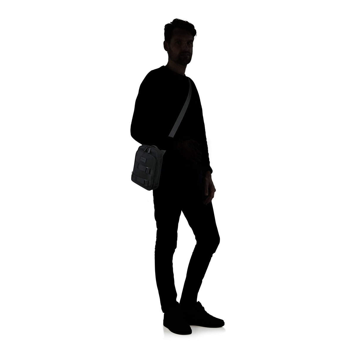 Samsonite SackMod Crossbody Small in the color Black.