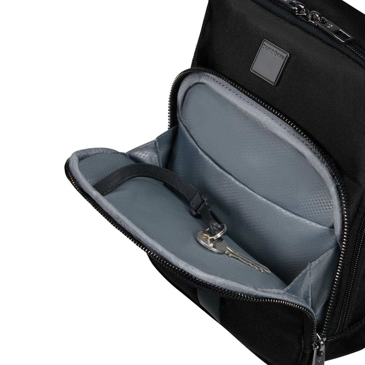 Samsonite SackSquare Crossbody Medium in the color Black.