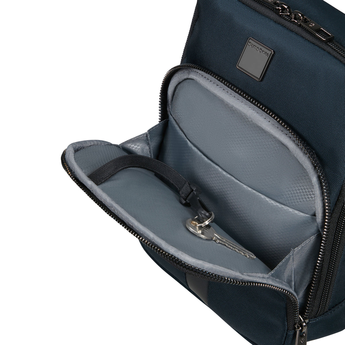 Samsonite SackSquare Crossbody Medium in the color Blue.