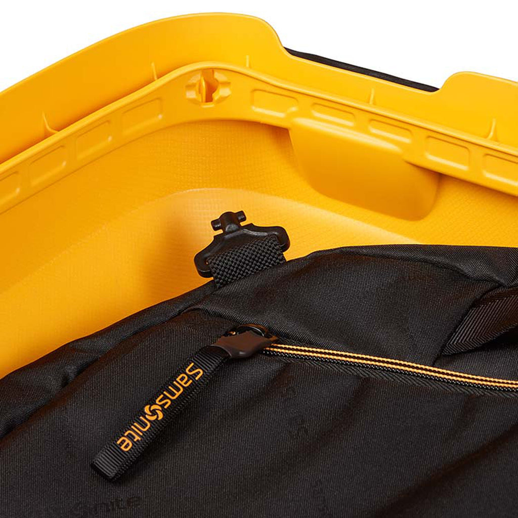 Samsonite Essens Spinner Carry-On™ in the color Radiant Yellow.