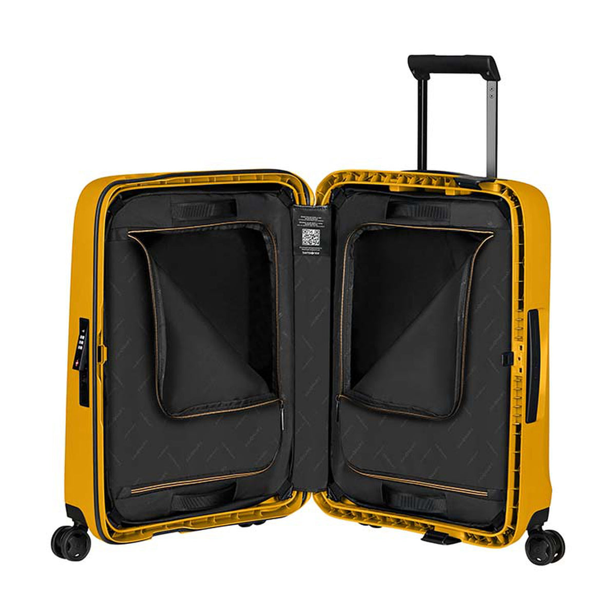 Samsonite Essens Spinner Carry-On™ in the color Radiant Yellow.