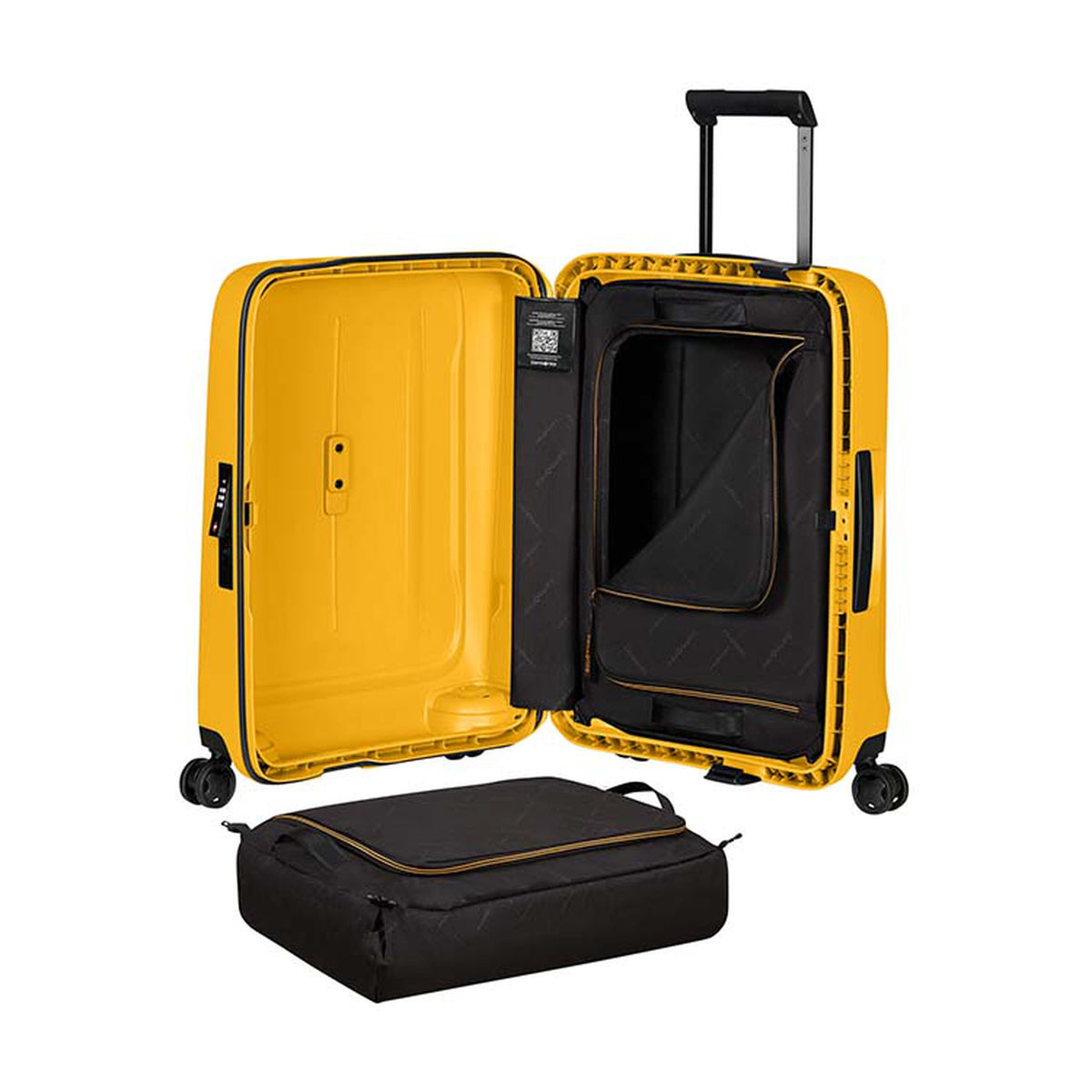 Samsonite Essens Spinner Carry-On™ in the color Radiant Yellow.