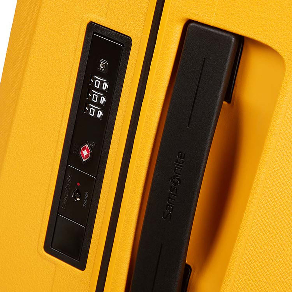 Samsonite Essens Spinner Carry-On™ in the color Radiant Yellow.