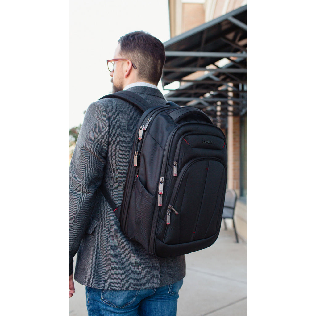 Samsonite Xenon 4.0 Large Expandable Backpack in the color Black.