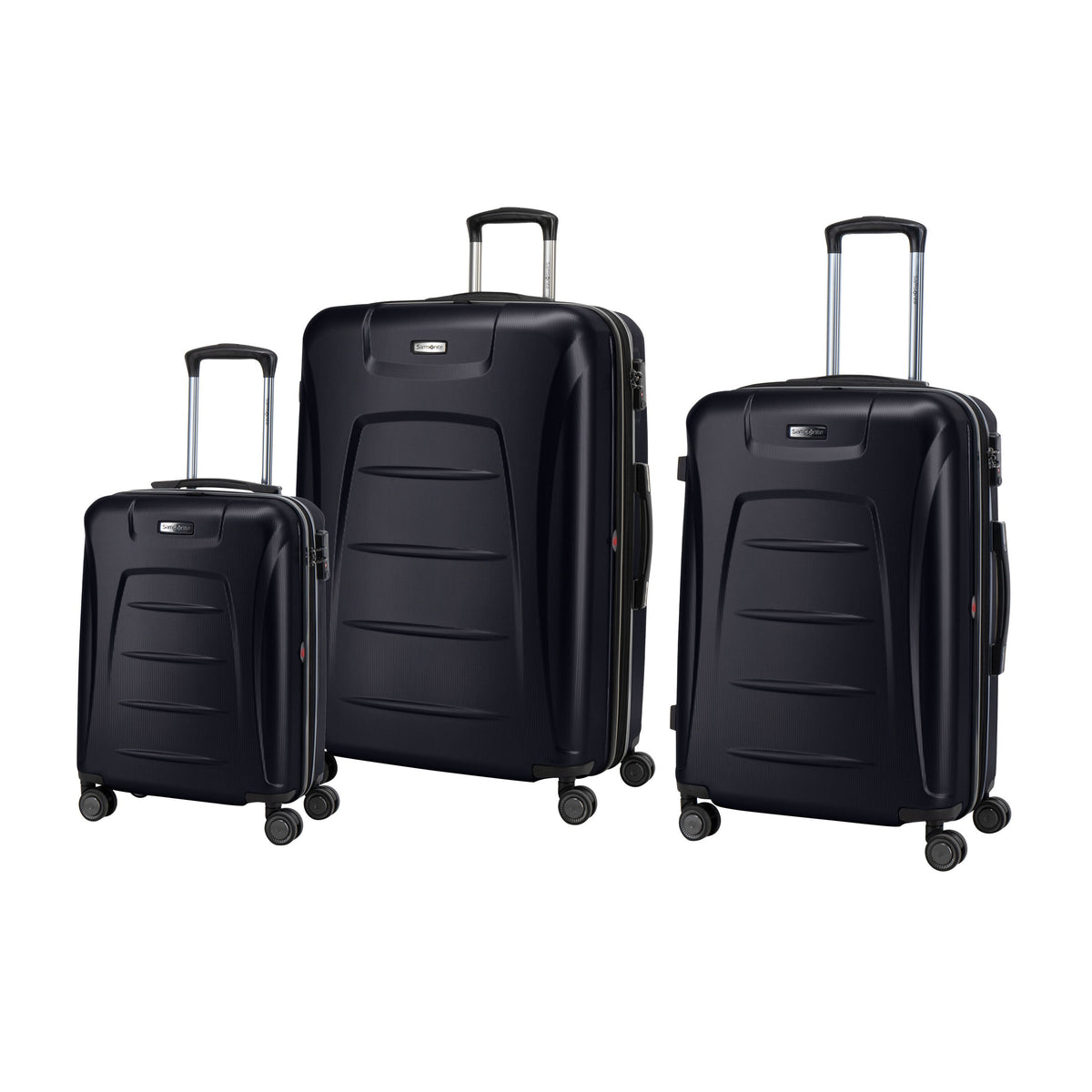 Samsonite Tribute Pro 3 Piece Set (CO/M/L) in the color Black.