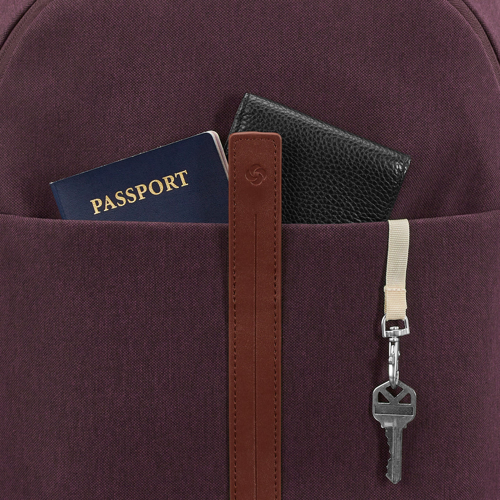 Samsonite Virtuosa Backpack in the color Merlot.