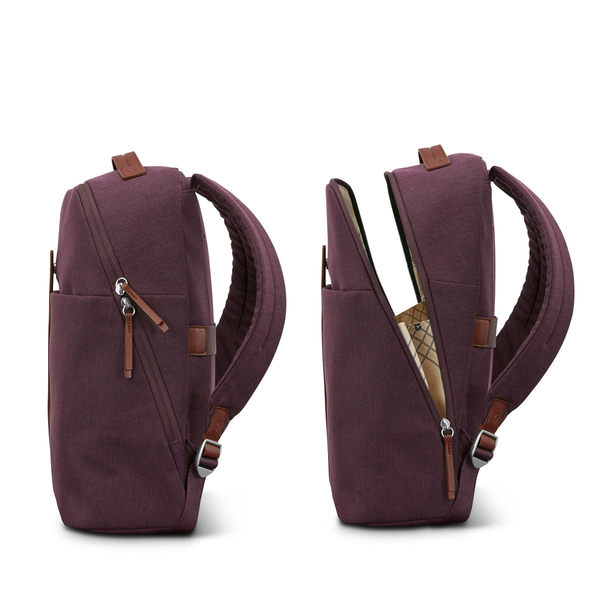 Samsonite Virtuosa Backpack in the color Merlot.