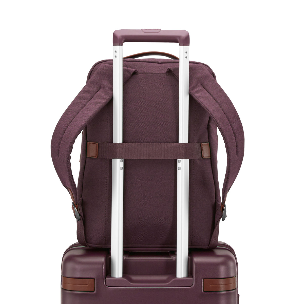Samsonite Virtuosa Backpack in the color Merlot.