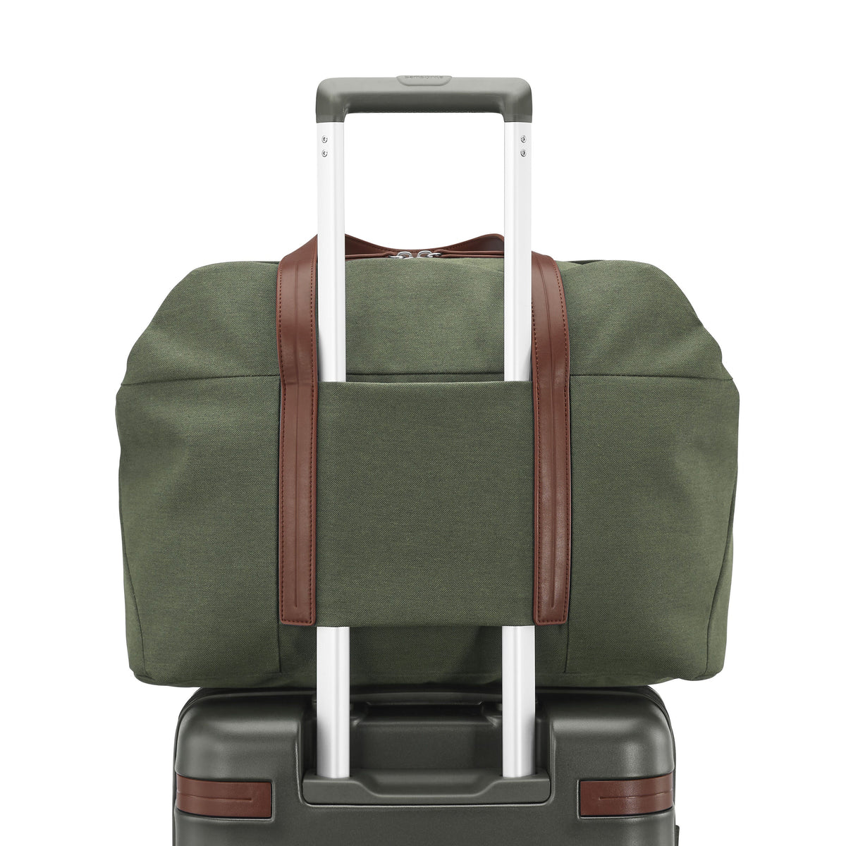 Samsonite Virtuosa Weekender in the color Pine Green.