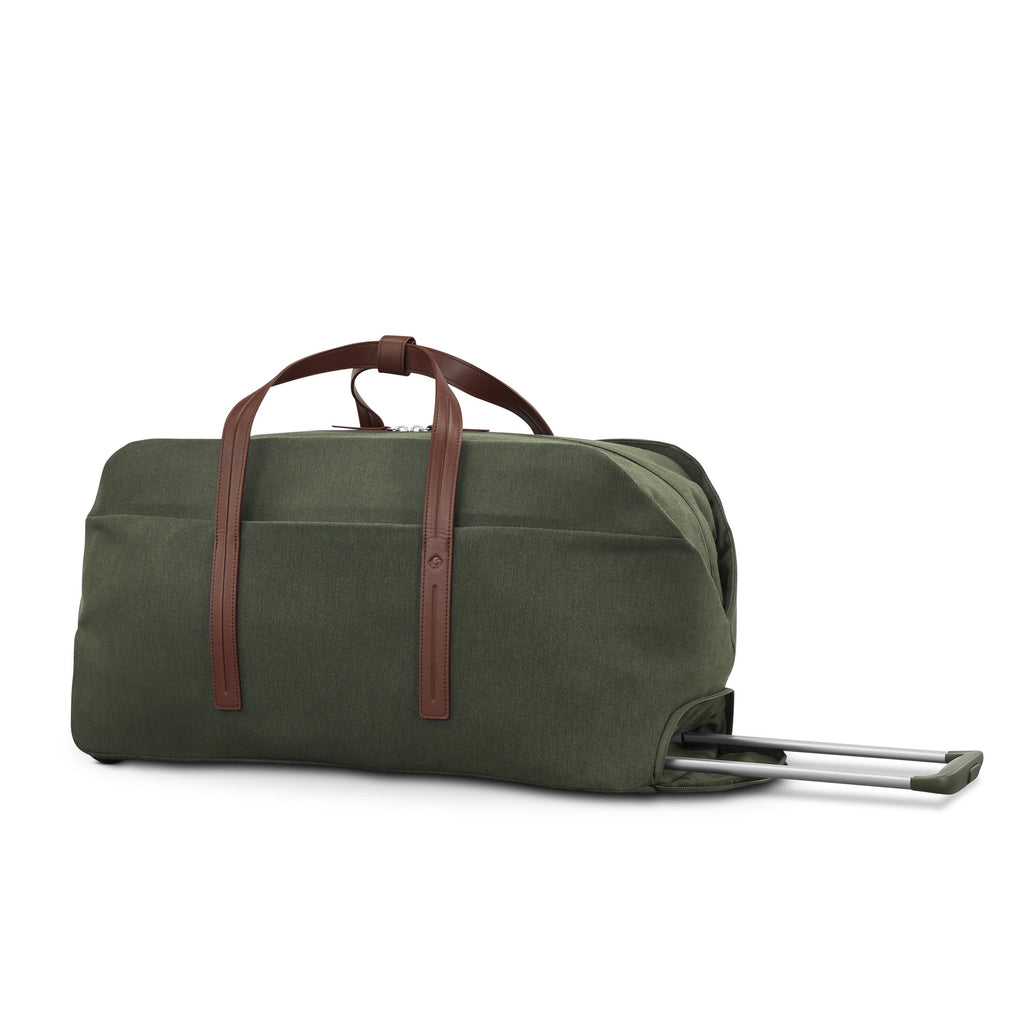 Samsonite Virtuosa Wheeled Duffle in the color Pine Green.