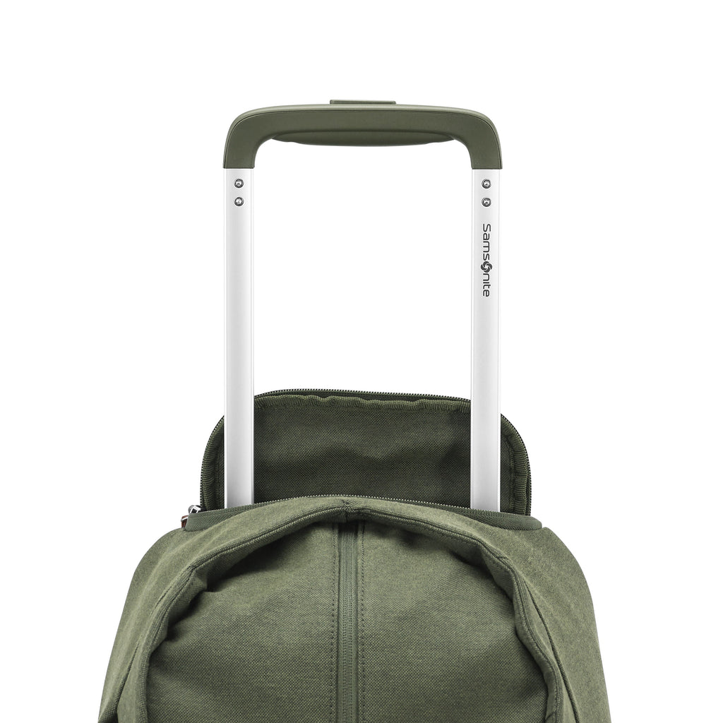 Samsonite Virtuosa Wheeled Duffle in the color Pine Green.