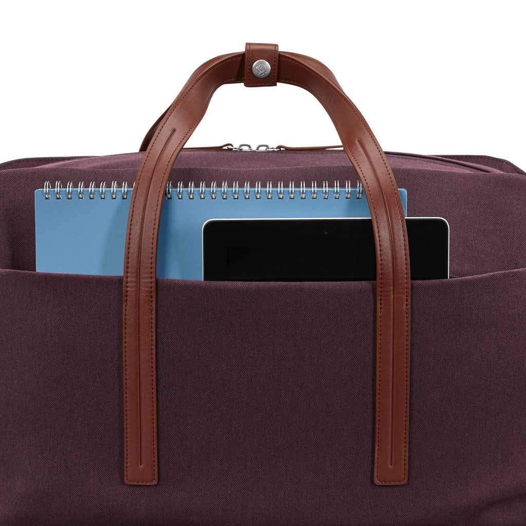 Samsonite Virtuosa Wheeled Duffle in the color Merlot.