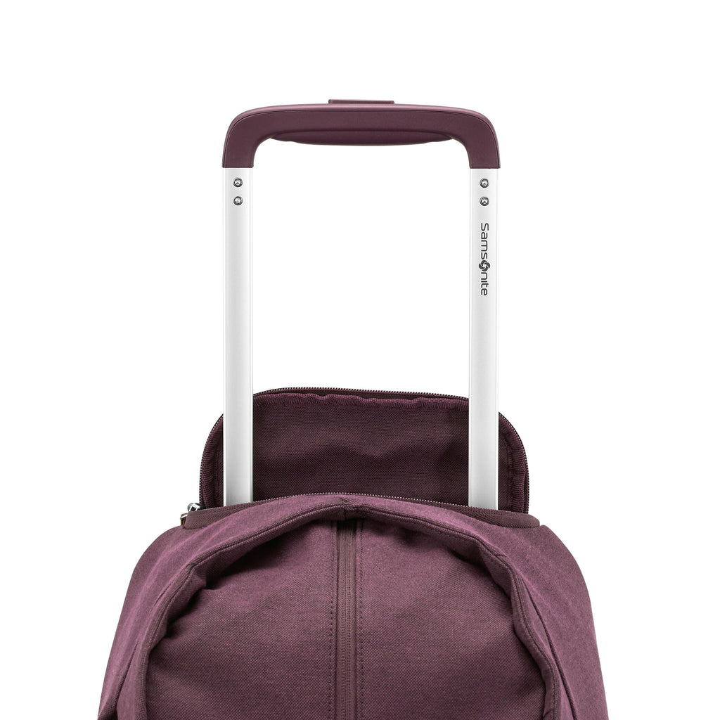 Samsonite Virtuosa Wheeled Duffle in the color Merlot.