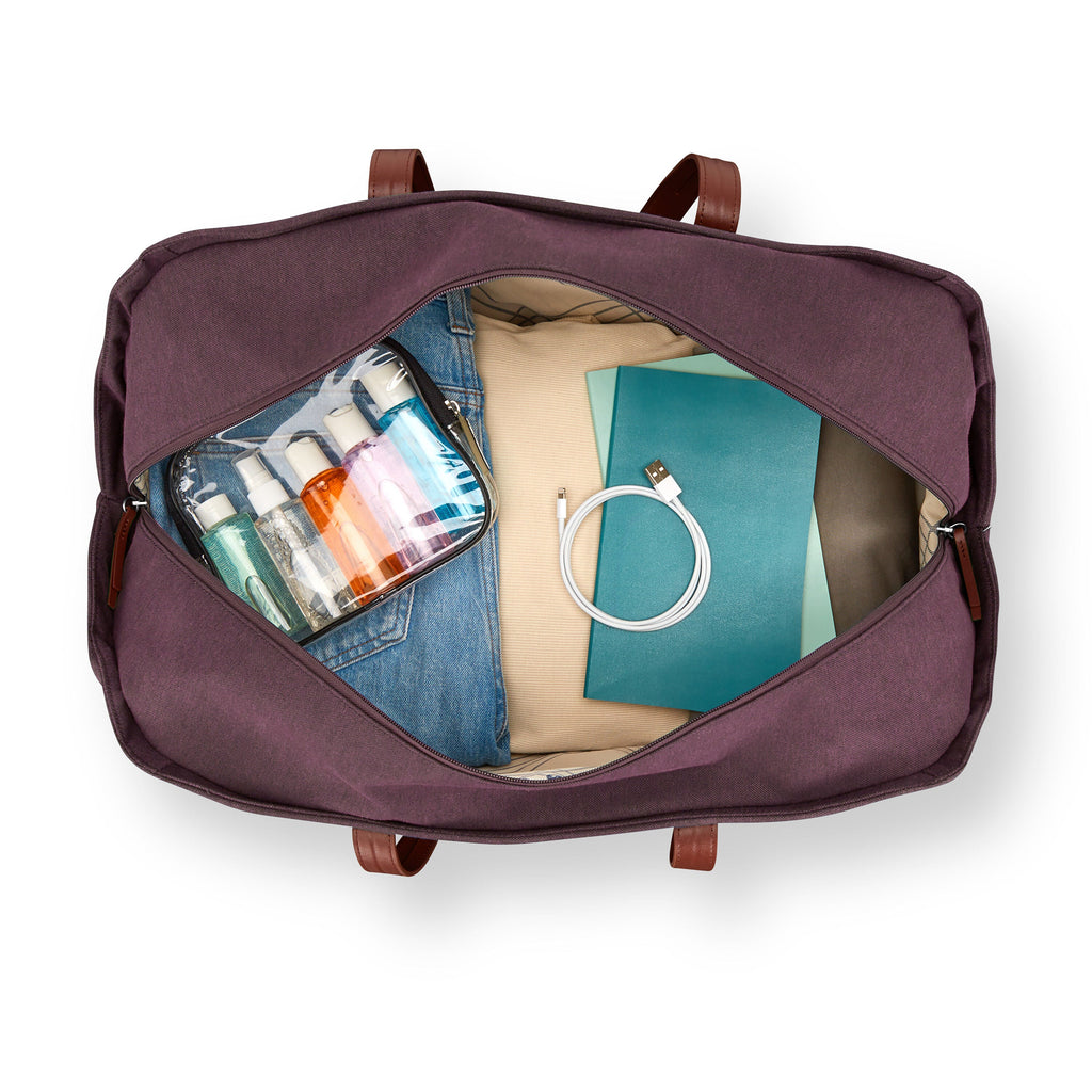 Samsonite Virtuosa Wheeled Duffle in the color Merlot.