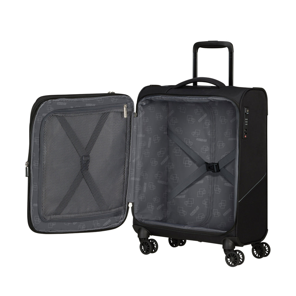 American Tourister SummerRide 3 Piece Set (CO/M/L) in the color Black.