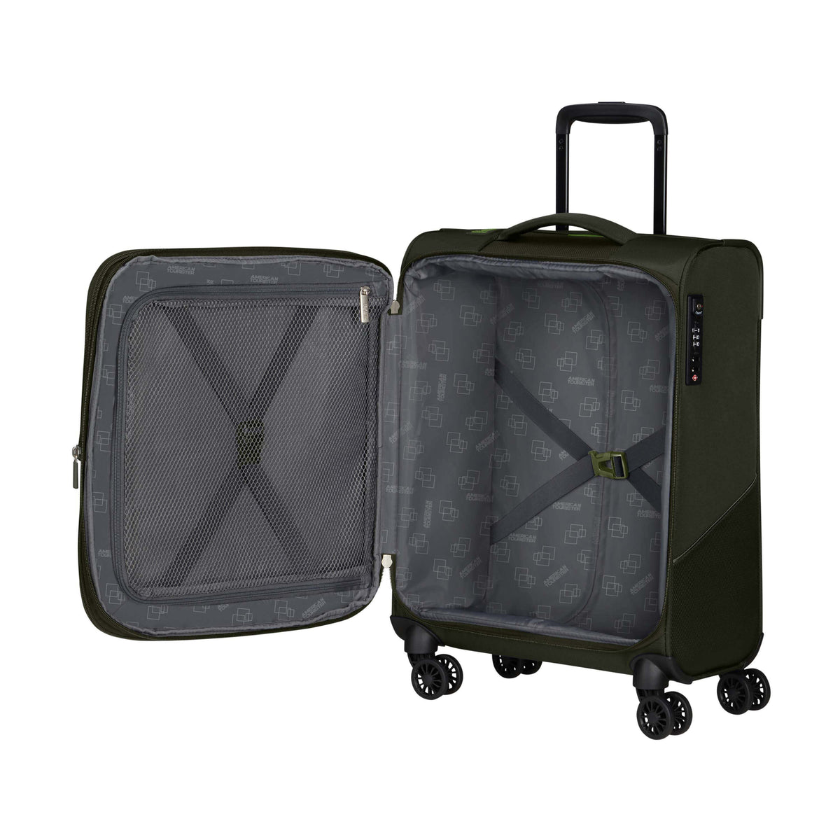 American Tourister SummerRide Spinner Carry-On™ in the color Khaki.