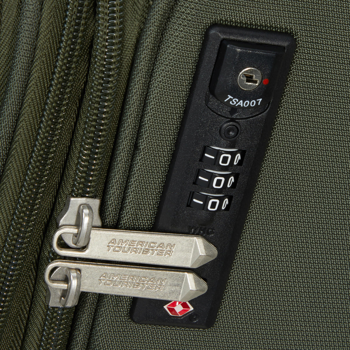 American Tourister SummerRide Spinner Carry-On™ in the color Khaki.