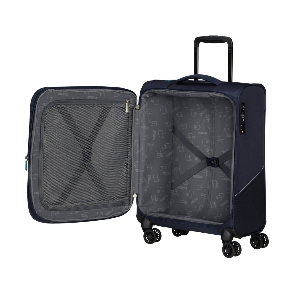 American Tourister SummerRide Spinner Carry-On™ in the color Navy.