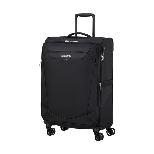 American Tourister SummerRide Spinner Medium in the color Black.