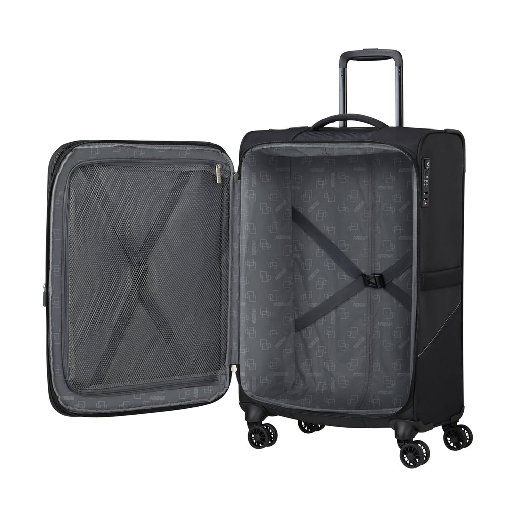 American Tourister SummerRide 3 Piece Set (CO/M/L) in the color Black.
