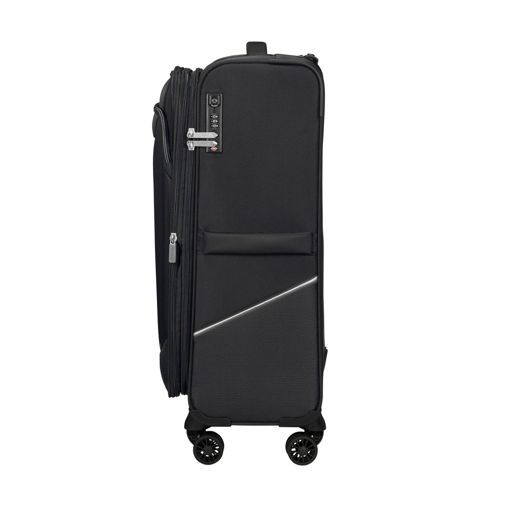 American Tourister SummerRide 3 Piece Set (CO/M/L) in the color Black.