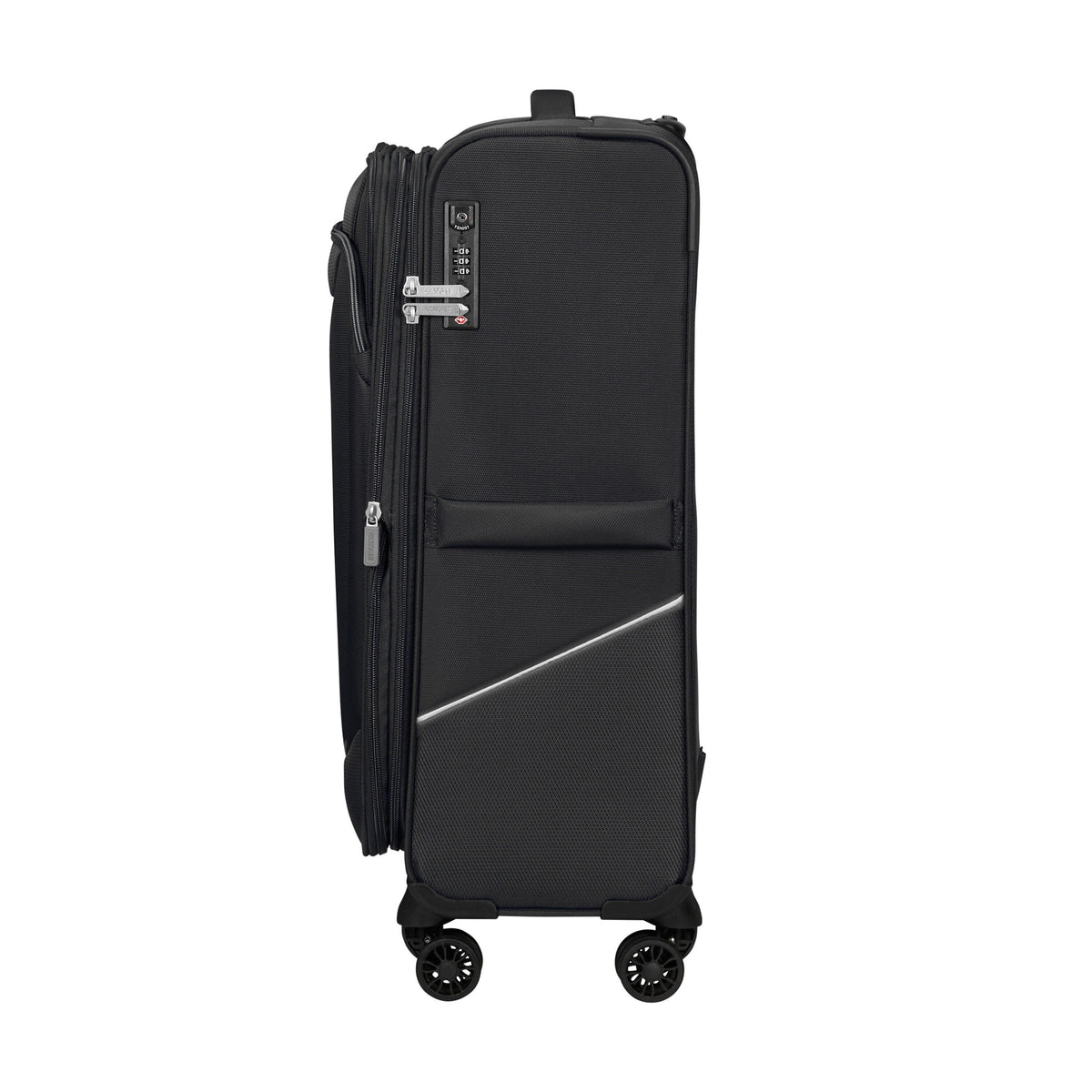 American Tourister SummerRide Spinner Medium in the color Black.