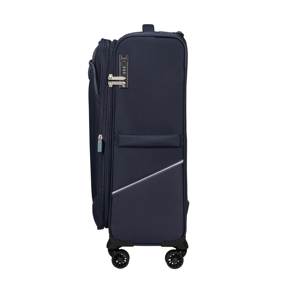 American Tourister SummerRide Spinner Medium in the color Navy.