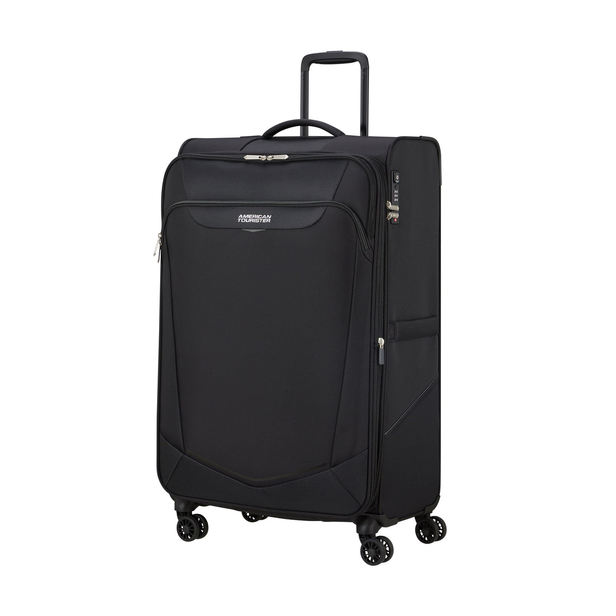 American Tourister SummerRide Spinner Large in the color Black.