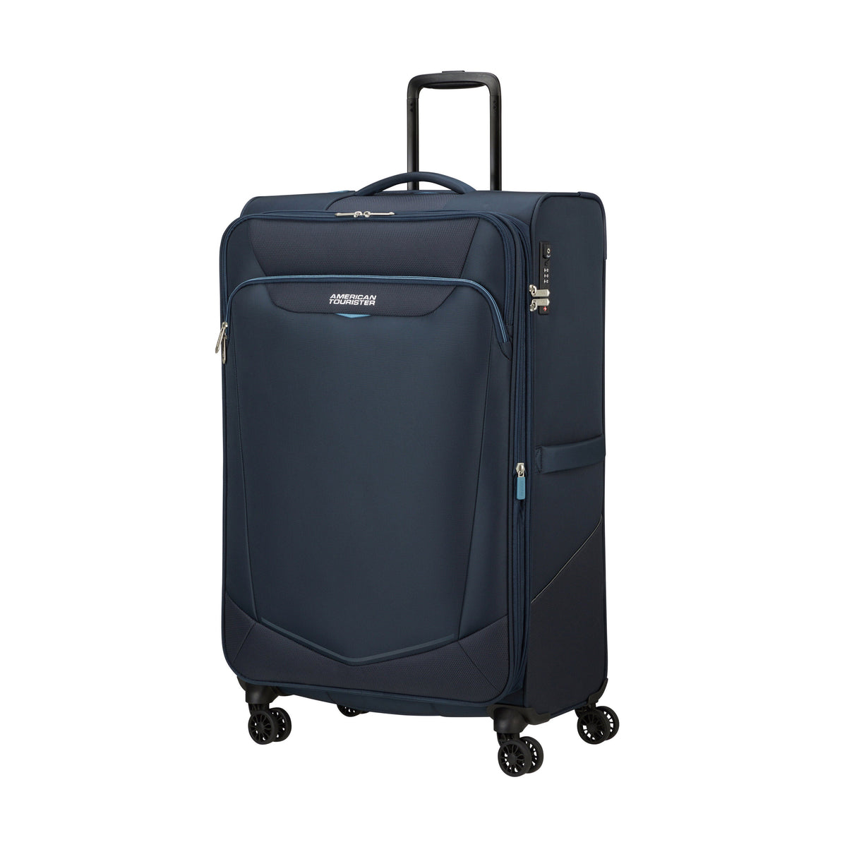 American Tourister SummerRide Spinner Large in the color Navy.