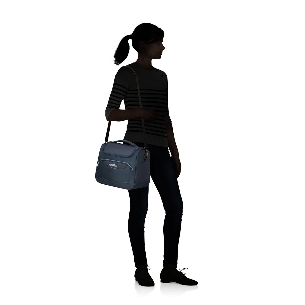 American Tourister SummerRide Large Toiletry Bag in the color Navy.