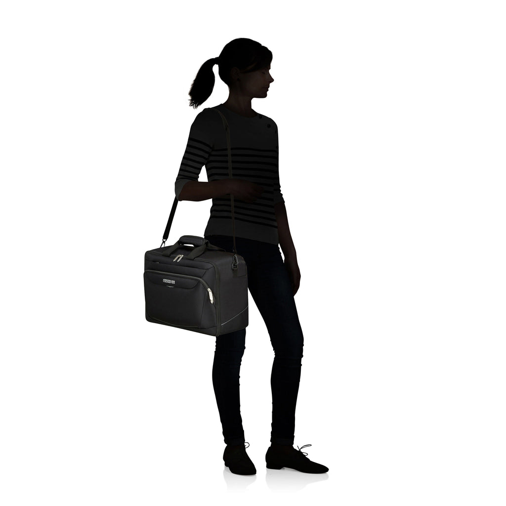 American Tourister SummerRide Convertible Boarding Bag in the color Black.