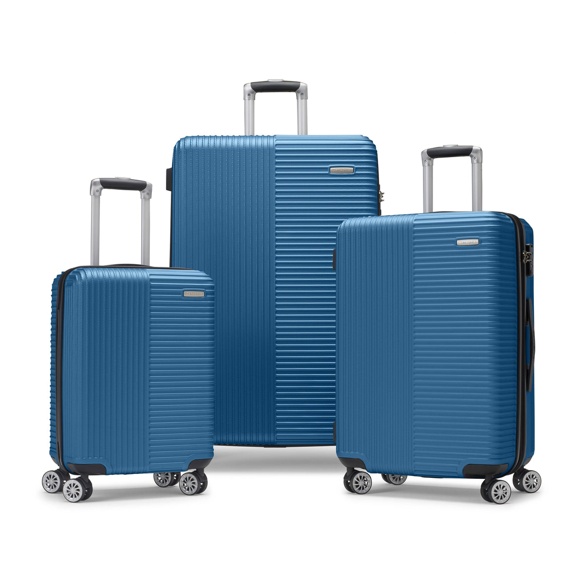 Samsonite Trek 3 Piece Set in the color Blue Dream.