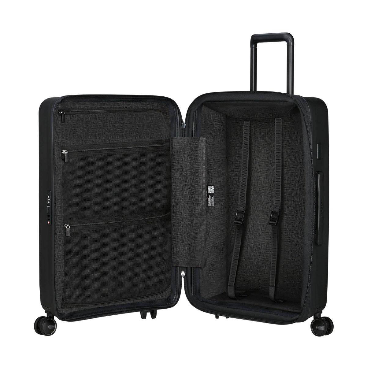 Samsonite RestackD Spinner Medium in the color Black.