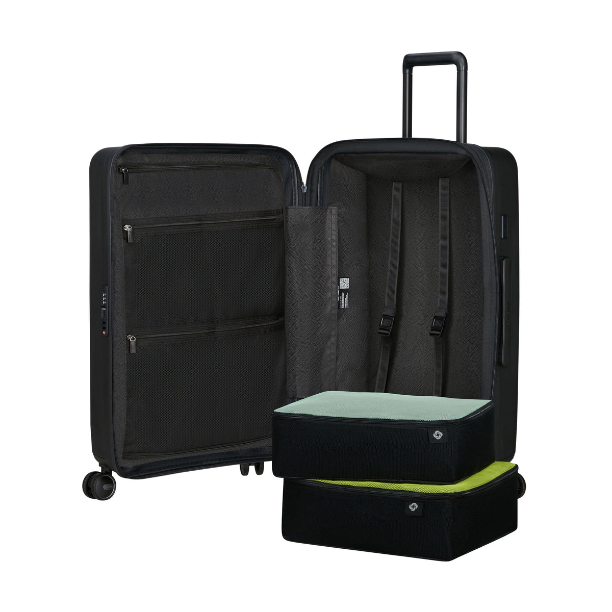Samsonite RestackD Spinner Medium in the color Black.