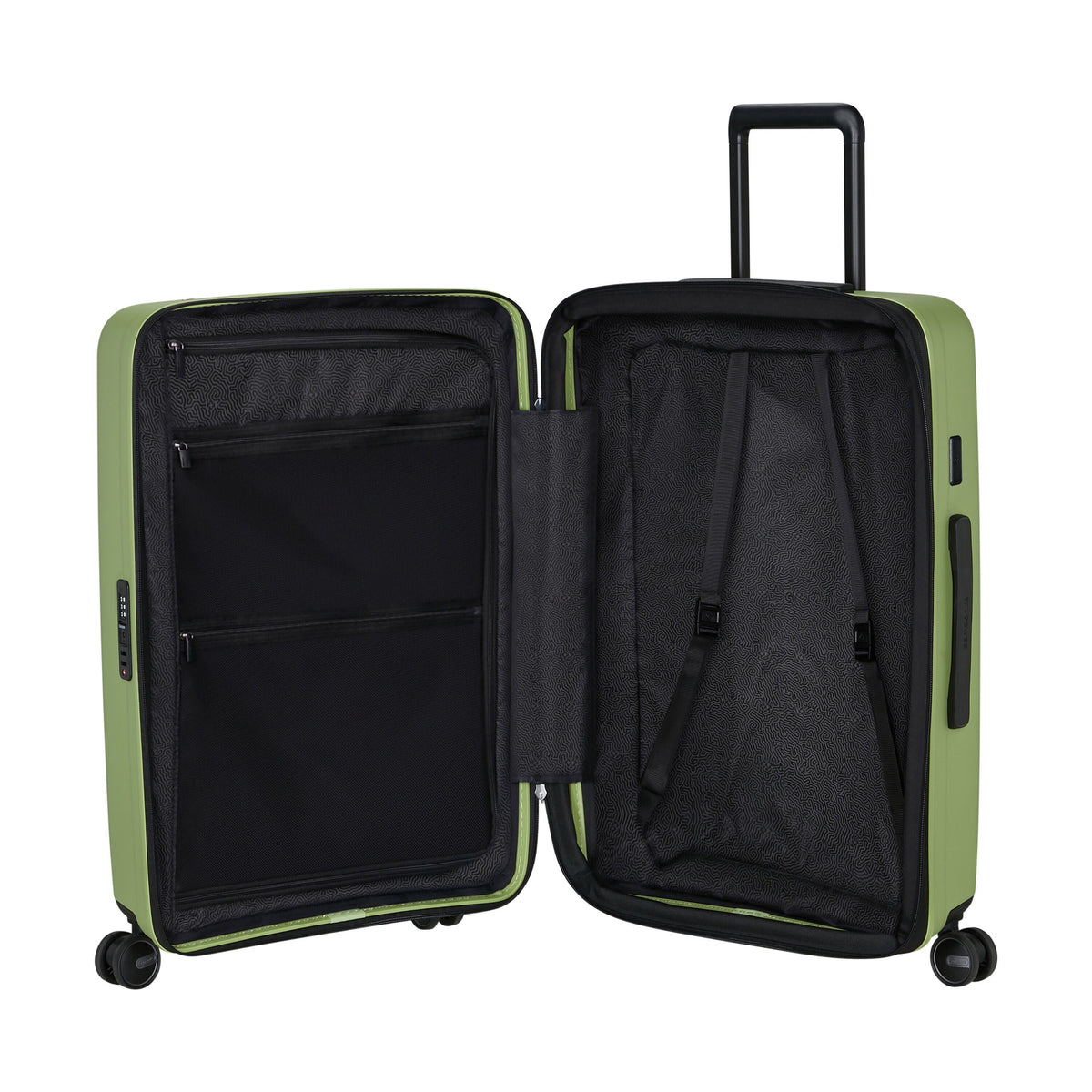 Samsonite RestackD Spinner Medium in the color Wasabi.