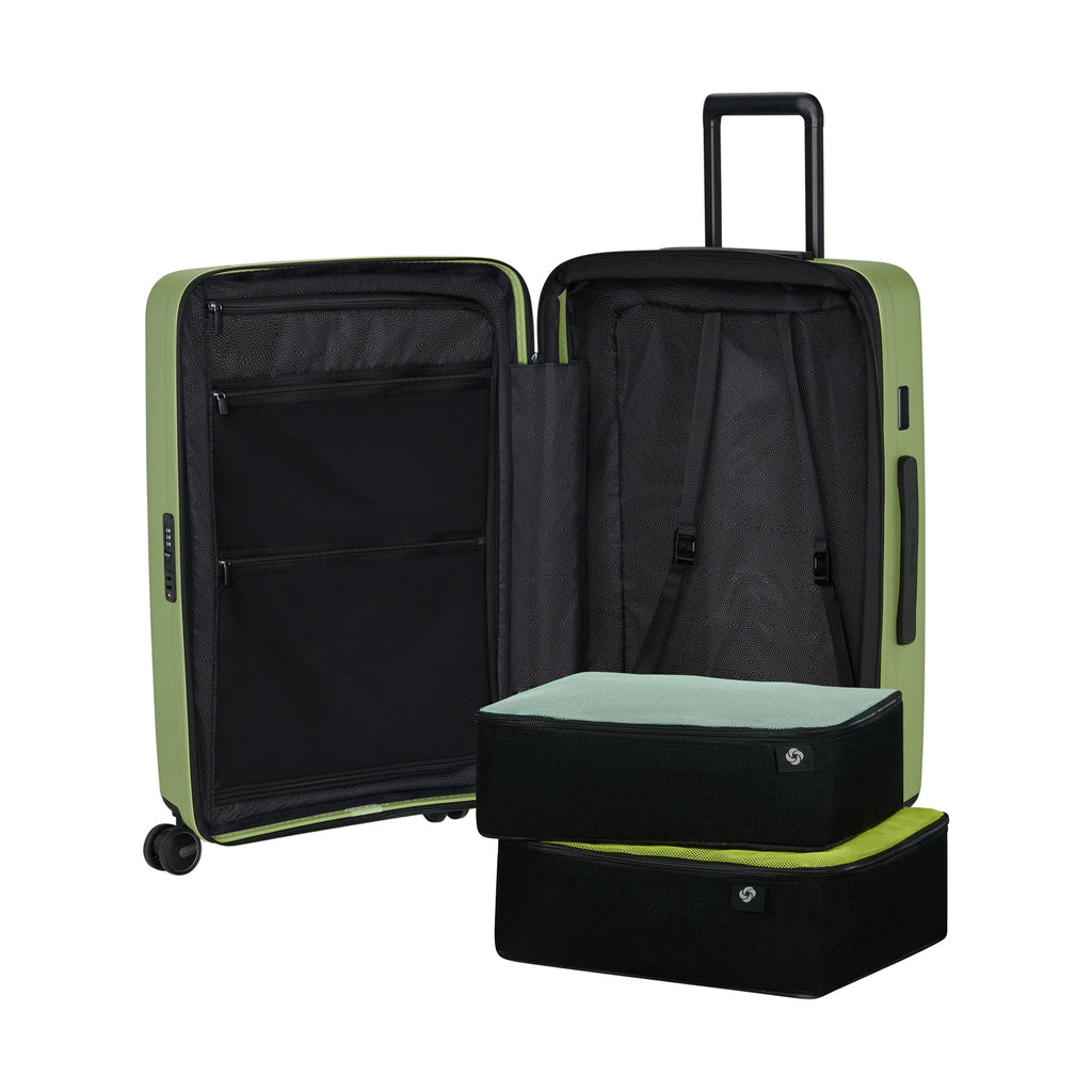Samsonite RestackD Spinner Medium in the color Wasabi.