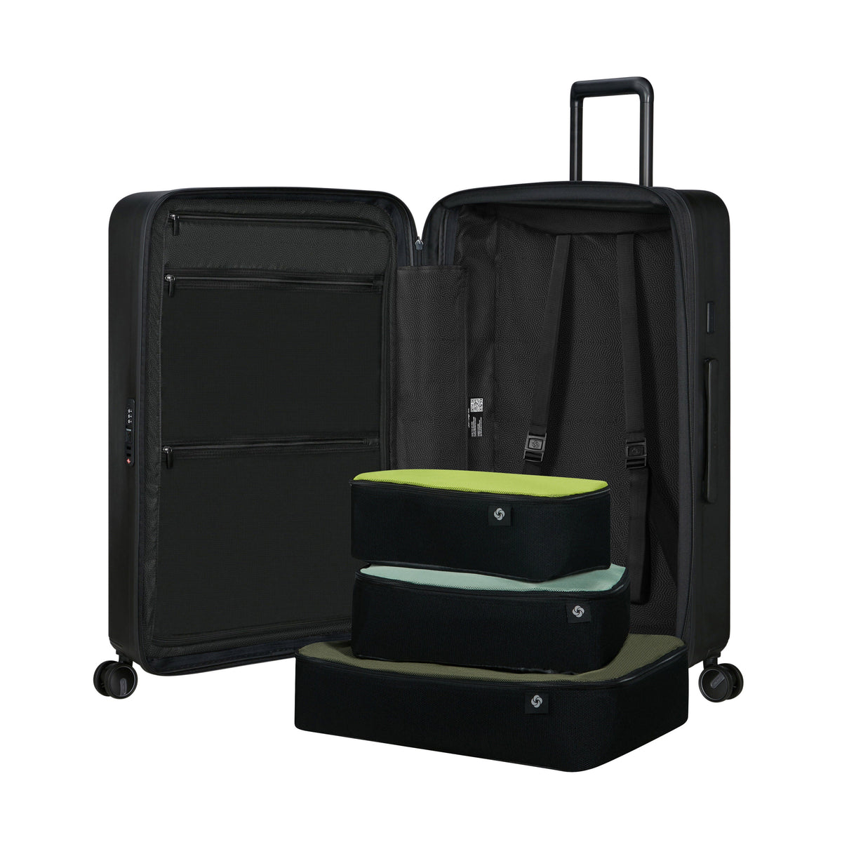 Samsonite RestackD Spinner Large in the color Black.