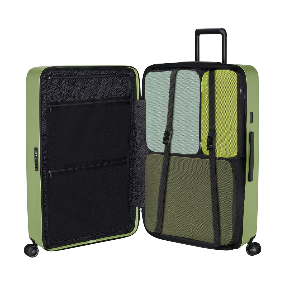 Samsonite RestackD Spinner Large in the color Wasabi.