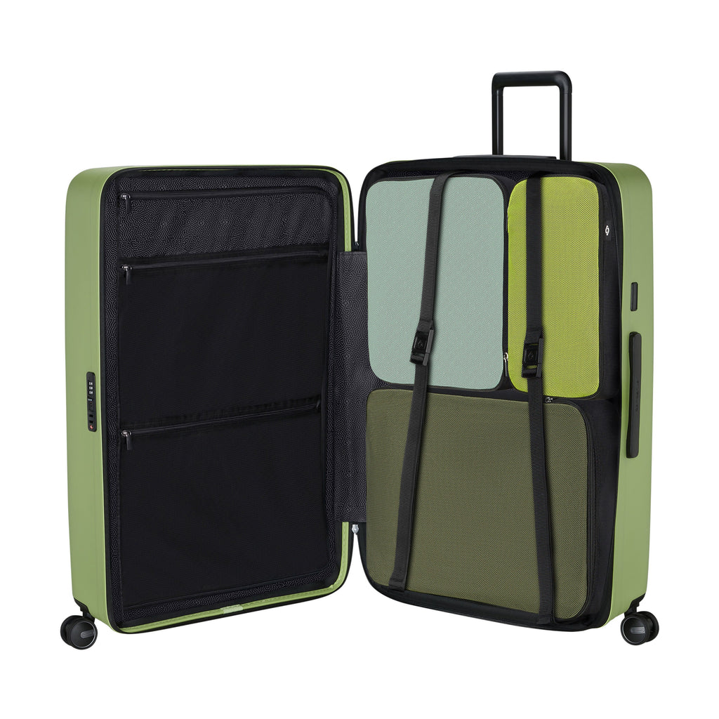 Samsonite RestackD Spinner Large in the color Wasabi.