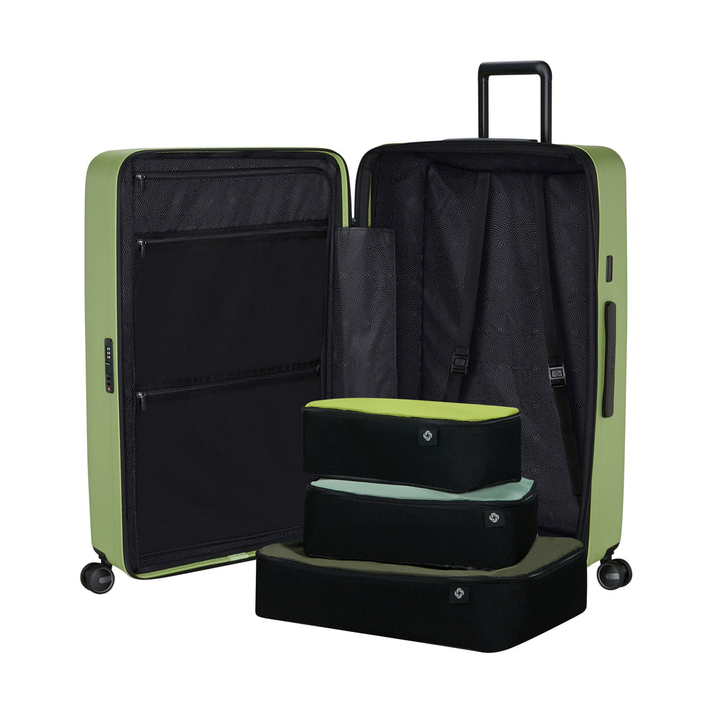 Samsonite RestackD Spinner Large in the color Wasabi.