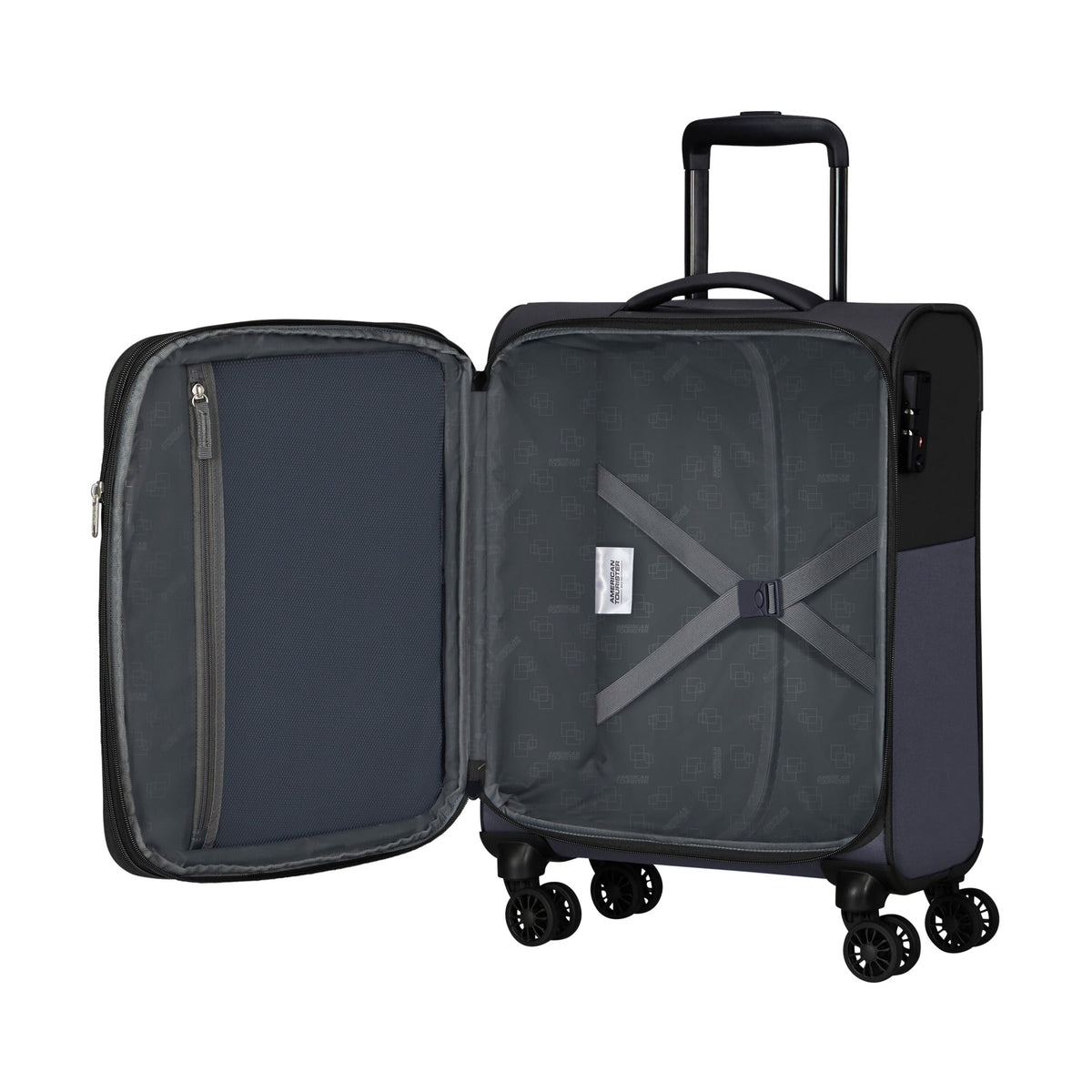 American Tourister Daring Dash Spinner Carry-On™ in the color Black/Grey.