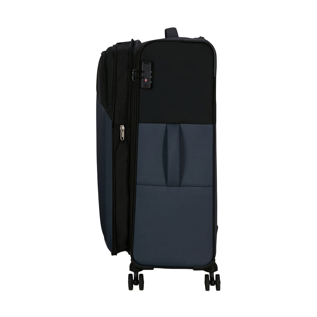 American Tourister Daring Dash Spinner Large in the color Black/Grey.