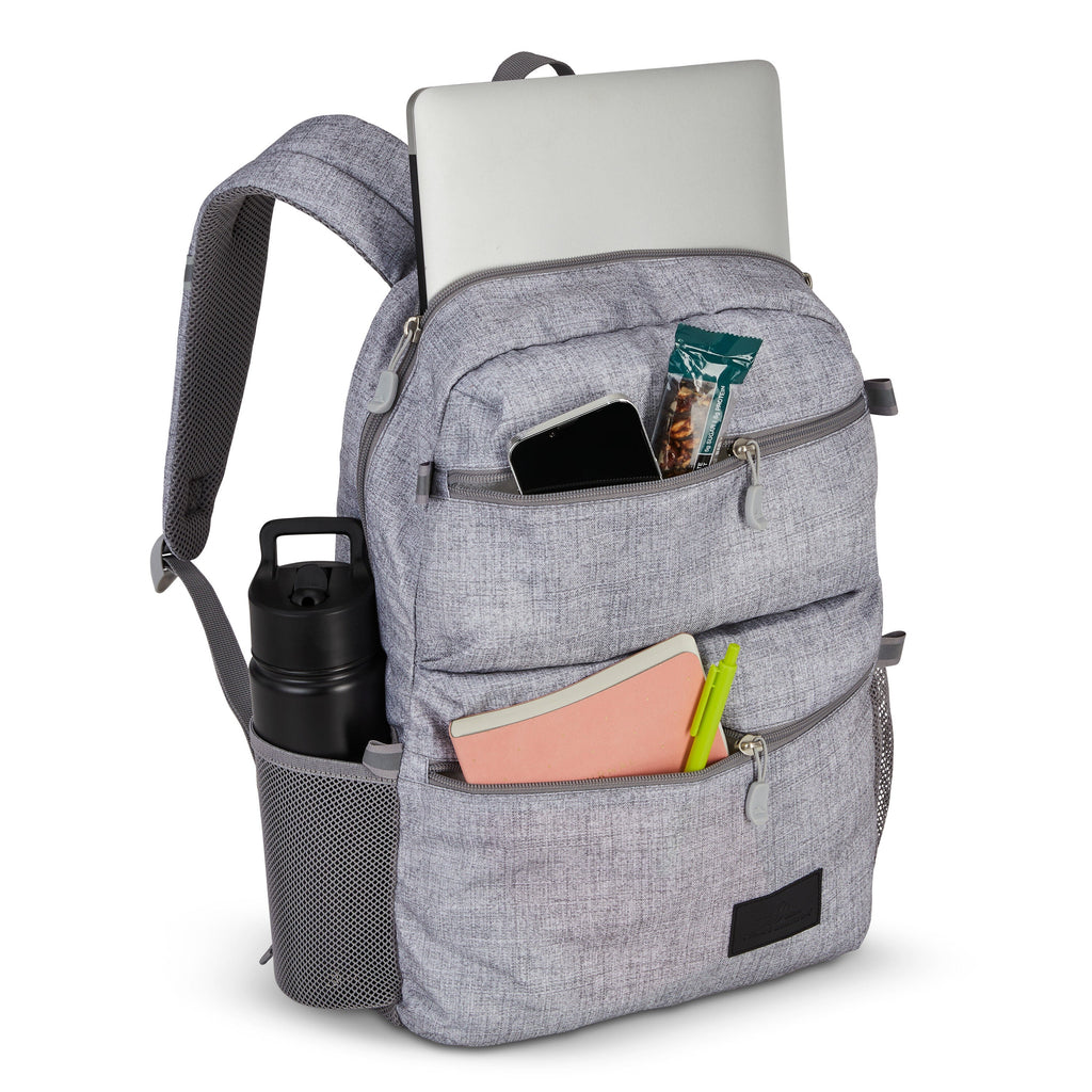 High Sierra BTS Everclass Backpack in the color Silver Heather.