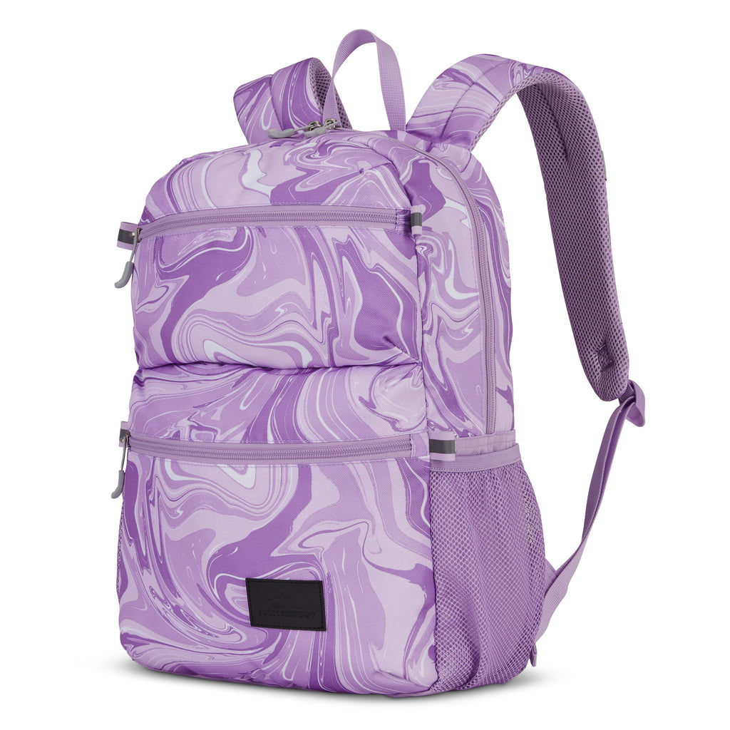 High Sierra BTS Everclass Backpack in the color Marble Lavender.