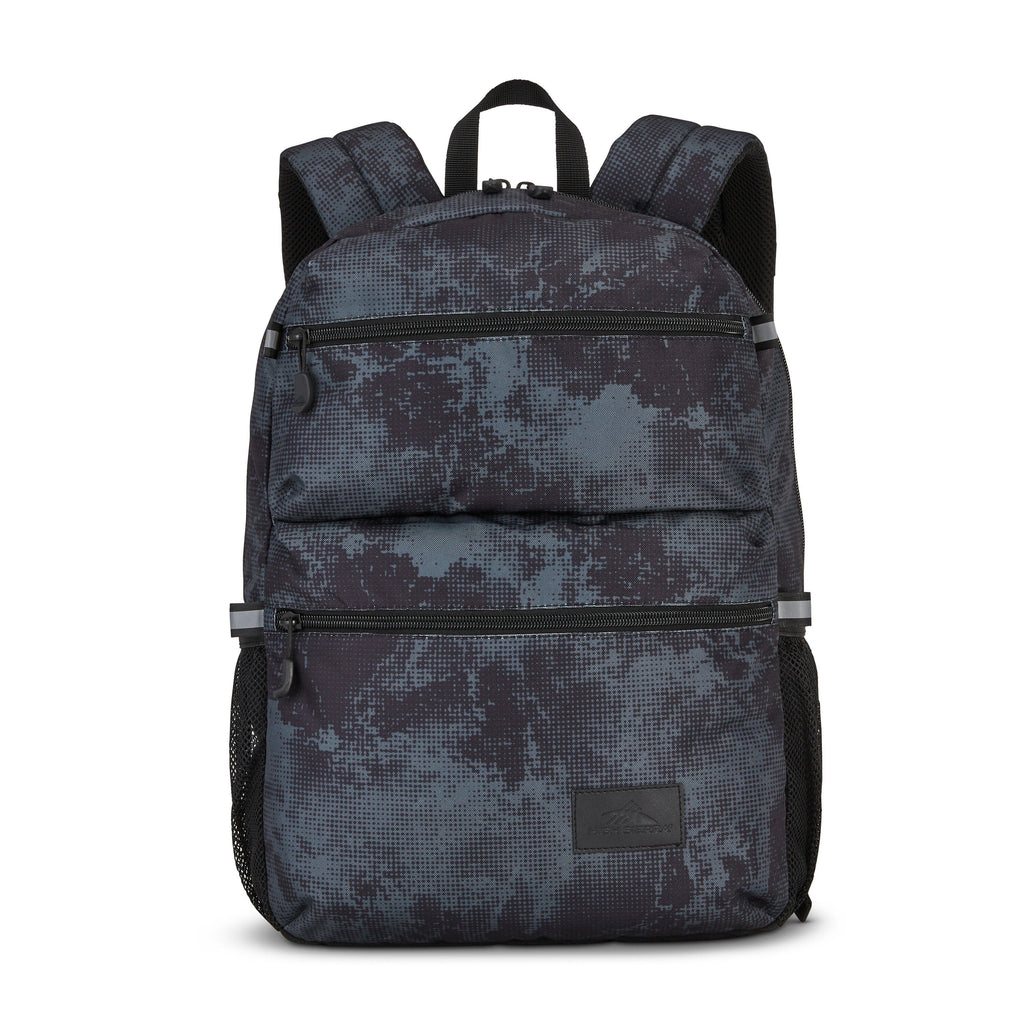 High Sierra BTS Everclass Backpack in the color Charcoal Waves.